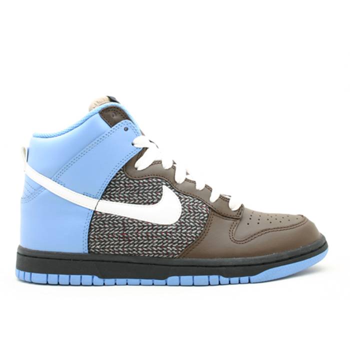 ナイキ Nike 【 W\u0027s Dunk High Women Brq Brown/White/University Blue/Dark Ob 】 ダンク 御機嫌 レディース 赤銅色 赤銅色 白いこと 白いこと 青み 青色