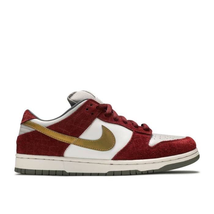 ナイキ Nike 【 Dunk Low Pro Sb 'Shanghai' Men White/Metallic Gold-Redwood 】 ダンク プロ エスビー メンズ 白色 ホワイト｜スニケス 199,700円