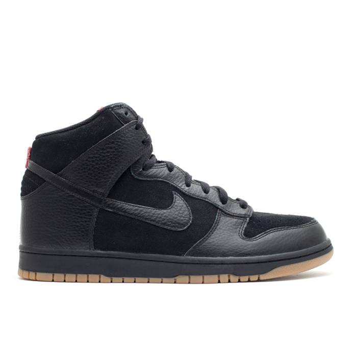ナイキ Nike 【 Dunk High Men Black/Black-Gum Med Brown 】 ダンクハイ メンズ 黒色 ブラック 茶色 ブラウン