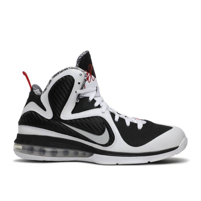 ナイキ Nike 【 Lebron 9 \u0027Freegums\u0027 Men White/White/Black/Sport Red 】 Lebron レブロン メンズ 白いこと 白いこと 黒いこと 黒いこと Red 赤・赤いこと