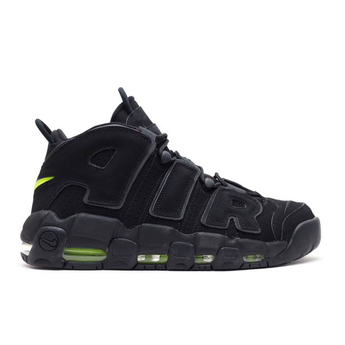 ナイキ Nike 【 Air More Uptempo Men Black/Black-Volt 】 エアモアアップテンポ モアテン メンズ 黒色 ブラック