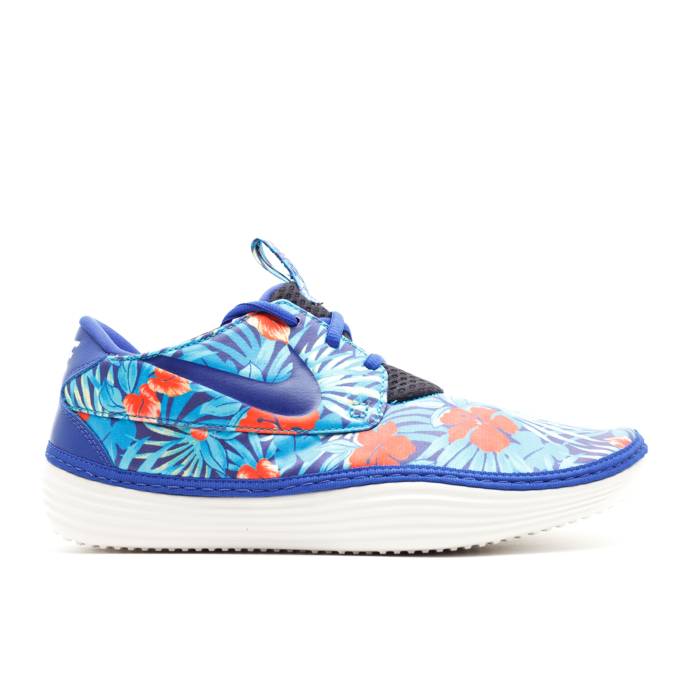 ナイキ Nike 【 Solarsoft Moccasin Sp \u0027Floral Pack\u0027 Men Oly Royal/Old Royal-Crstyl Mnt 】 モカシン メンズ