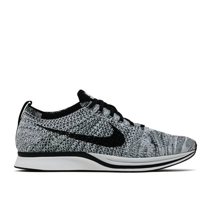 ナイキ Nike 【 Flyknit Racer \u0027Oreo 1.0\u0027 Men White/Black-Volt 】 飛球編み物 メンズ 白いこと 白いこと