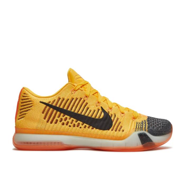 ナイキ Nike 【 Kobe 10 Elite \u0027Rivalry\u0027 Men Total Orange/Laser Orange/Tumbled Grey/Black 】 Kobe コービー エリート メンズ orange 橙・オレンジ色 Laser レーザ 薄墨色 薄墨色 黒いこと 黒いこと