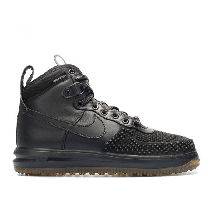ナイキ Nike 【 Lunar Force 1 Duckboot \u0027Black Gum\u0027 2016 Men Black/Black-Metallic Silver-Anthracite 】 ルーナー・ルナー メンズ 黒いこと 黒いこと