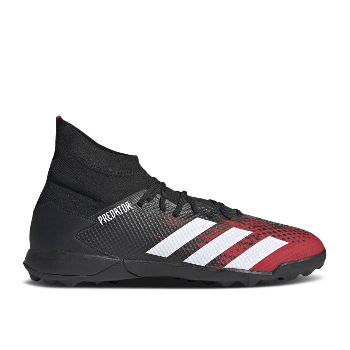 アディダス Adidas 【 Predator Mutator 20.3 Turf \u0027Black Active Red\u0027 Men Core Black/Cloud White/Active Red 】 プレデター 芝生 メンズ 中核グループ 黒いこと 黒いこと 白いこと 白いこと Red 赤・赤いこと