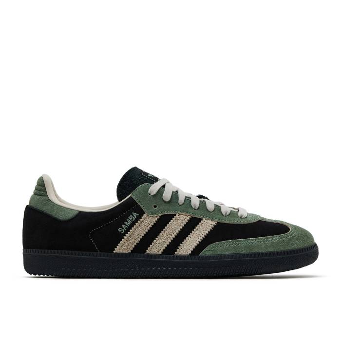 アディダス Adidas 【 Wmns Samba Og \u0027Black Silver Green\u0027 Women Core Black/Alumina/Silver Green 】 サンバ Silver しろがね色・しろがね色 レディース 中核グループ 黒いこと 黒いこと Silver しろがね色・しろがね色 green 緑・緑であること