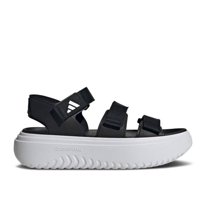 アディダス Adidas 【 Wmns Slyn Sandal \u0027Black White\u0027 Women Core Black/Cloud White/Cloud White 】 レディース 中核グループ 黒いこと 黒いこと 白いこと 白いこと