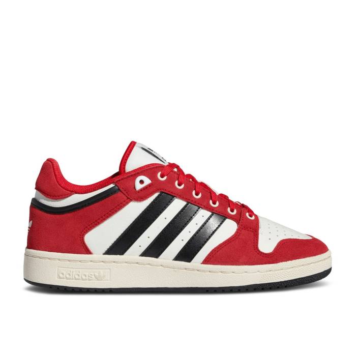 アディダス Adidas 【 Centennial Rm \u0027Scarlet Black\u0027 Men Better Scarlet/Core Black/Core White 】 メンズ 中核グループ 黒いこと 黒いこと 白いこと 白いこと