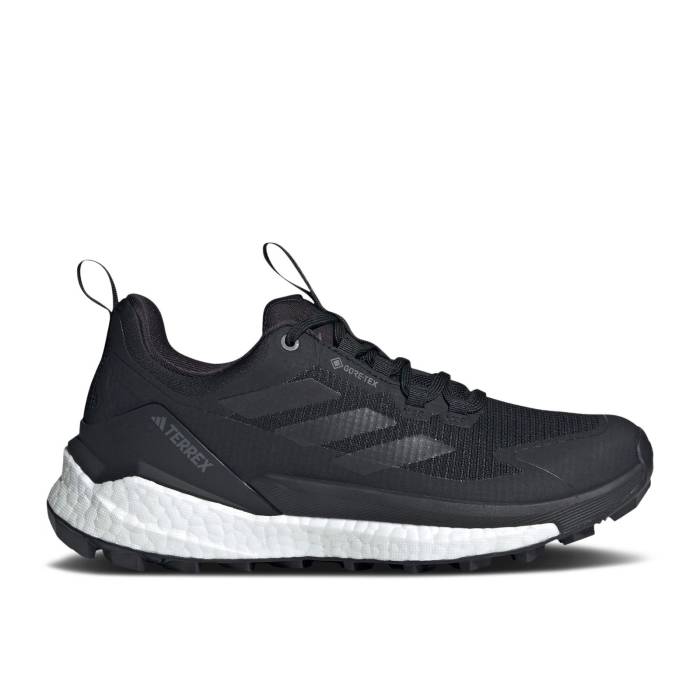 アディダス Adidas 【 Wmns Terrex Free Hiker 2.0 Low Gore-Tex \u0027Black Grey\u0027 Women Core Black/Core Black/Grey Four 】 無償性 ゴアテックス レディース 中核グループ 黒いこと 黒いこと 薄墨色 薄墨色