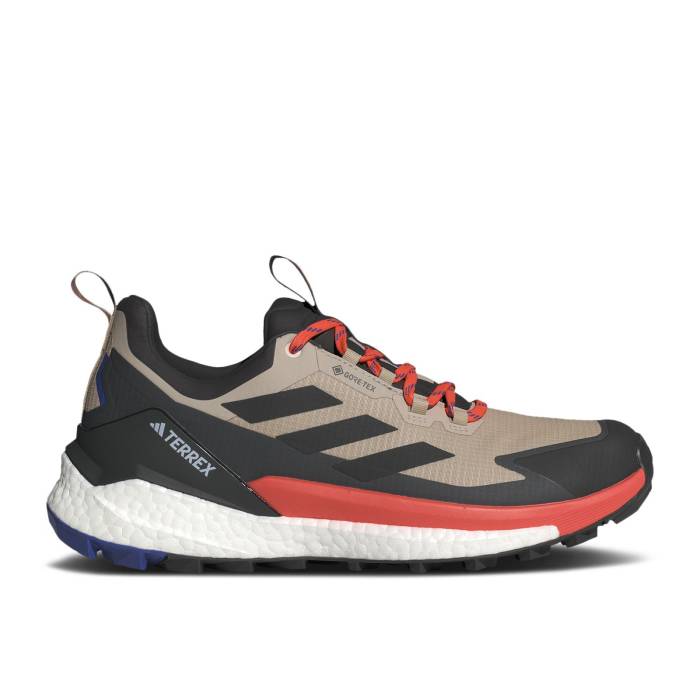 アディダス Adidas 【 Terrex Free Hiker 2.0 Low Gore-Tex 'Wonder Beige Black Orange' Men Wonder Beige/Core Black/Semi Impact Orange 】 フリー ゴアテックス ベージュ 黒色 ブラック メンズ ベージュ コア 黒色 ブラック