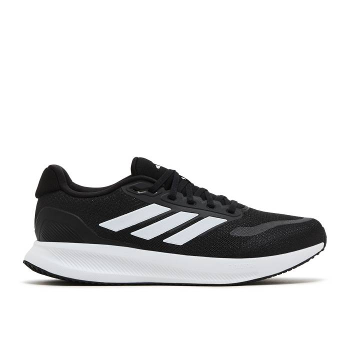 アディダス Adidas 【 Runfalcon 5 Wide \u0027Black White\u0027 Men Core Black/Cloud White/Core Black 】 メンズ 中核グループ 黒いこと 黒いこと 白いこと 白いこと
