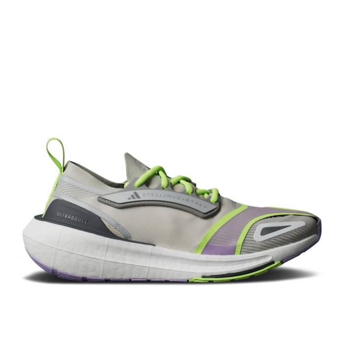 アディダス Adidas 【 Stella Mccartney X Wmns Ultraboost Light \u0027Gobi\u0027 Women Gobi/Semi Flash Green/Purple Glow 】 レディース green 緑・緑であること Purple 紫・パープル