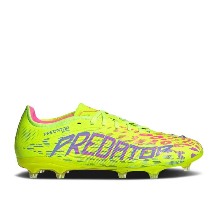 アディダス Adidas 【 Predator 24 Pro Fg 'Mystic Victory Pack' Men Lucid Lemon/Blue Fusion/Lucid Pink 】 プレデター プロ Victory ビクトリー メンズ 青色 ブルー Fusion フュージョン pink ピンク|スニケス