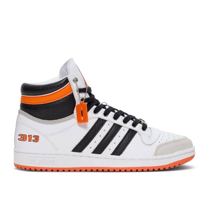 アディダス Adidas 【 Top Ten High Og '313 Day 2025' Snipes Exclusive Men White/Black/Orange 】 ハイ メンズ 白色 ホワイト 黒色 ブラック orange 橙・オレンジ|スニケス