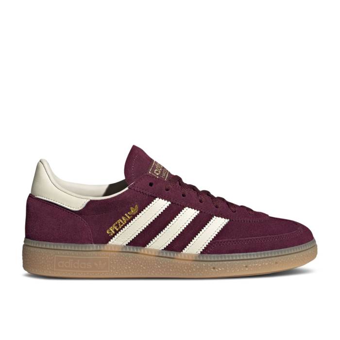 アディダス Adidas 【 Wmns Handball Spezial \u0027Maroon Cream\u0027 Women Maroon/Cream White/Gold Metallic 】 ハンドボール スペシアル レディース マルーン 皮膚軟化剤 白いこと 白いこと ゴールド