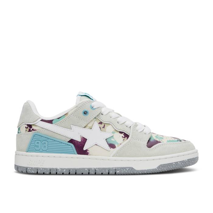 ベイプ Bape 【 Sk8 Sta #3 \u0027Map Camo Pack - Grey\u0027 Men Grey 】 家鴨柄 メンズ 薄墨色 薄墨色