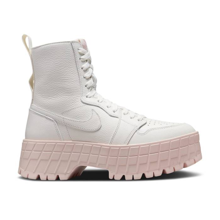 ナイキ エアジョーダン Air Jordan 【 Wmns Jordan 1 High Brooklyn \u0027Sail Legend Pink\u0027 Women Sail/Legend Pink/Sail 】 御機嫌 ブルックリン Legend 先祖伝承 レディース Legend 先祖伝承 pink サクラ色