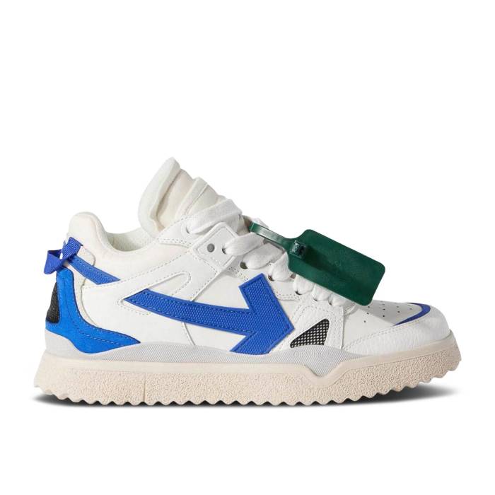 象牙色 Off-White 【 Wmns New Mid Sponge \u0027White Blue\u0027 Women White/Blue 】 ミッド レディース 白いこと 白いこと 青碧 青碧