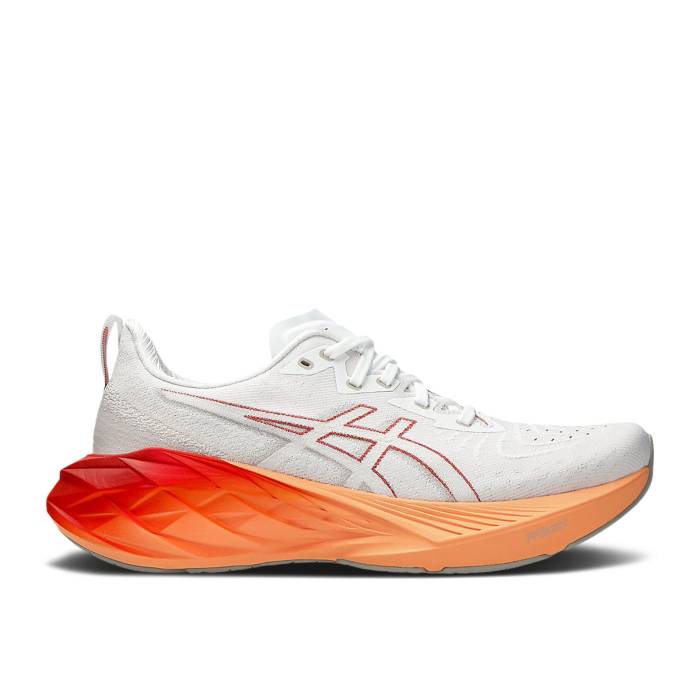 アシックス Asics 【 Novablast 4 White Moonrock Orange Men White/Moonrock 】 メンズ 白色 ホワイト