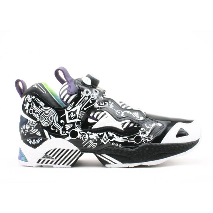 リーボック Reebok 【 Kenzo Pump Fury \u0027Kenzo Minami\u0027 Men White/Black/Purple/Blue 】 揚水機 メンズ 白いこと 白いこと 黒いこと 黒いこと Purple 紫・パープル 青味 青み