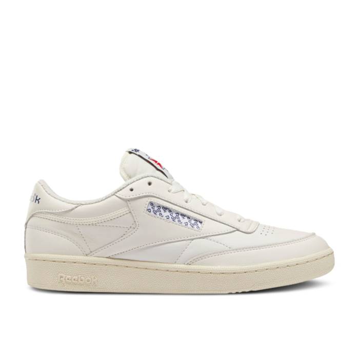 リーボック Reebok 【 Wmns Club C 85 Tv \u0027Arch Bandage - Chalk\u0027 Women Chalk/Paper White/Batik Blue 】 野球クラブ レディース 白いこと 白いこと 青味 青み