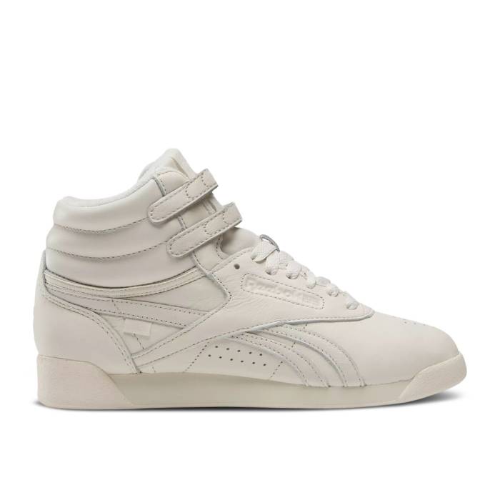リーボック Reebok 【 Anine Bing X Wmns Freestyle High \u0027Bone Chalk\u0027 Women Bone/Chalk 】 無償性表現スタイル ご機嫌 レディース その他-レディース靴-靴