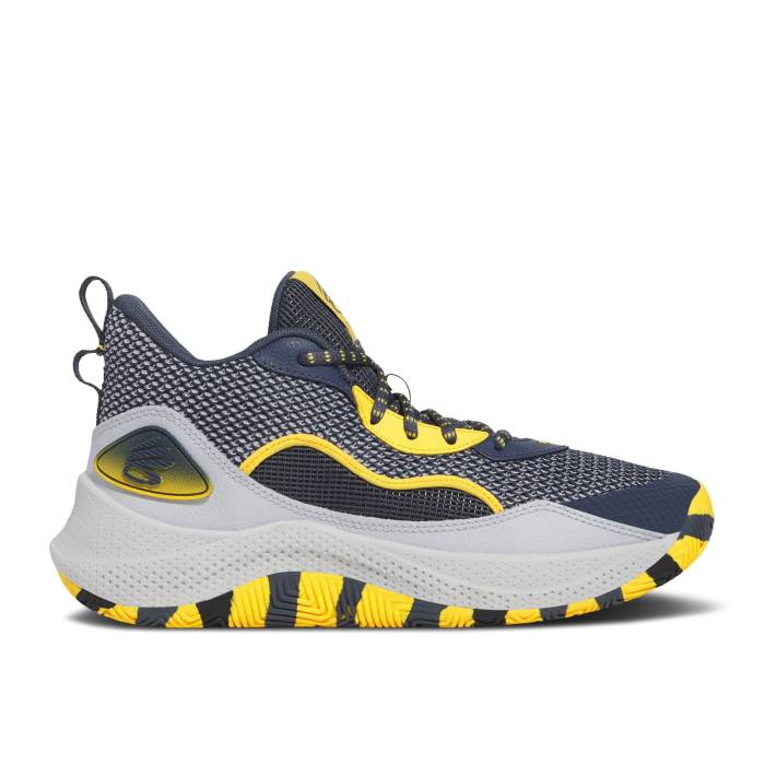アンダーアーマー Under Armour 【 Curry 3Zer0 24 \u0027Navy Downpour Grey\u0027 Men Downpour Grey/Halo Grey 】 カリー メンズ 薄墨色 薄墨色
