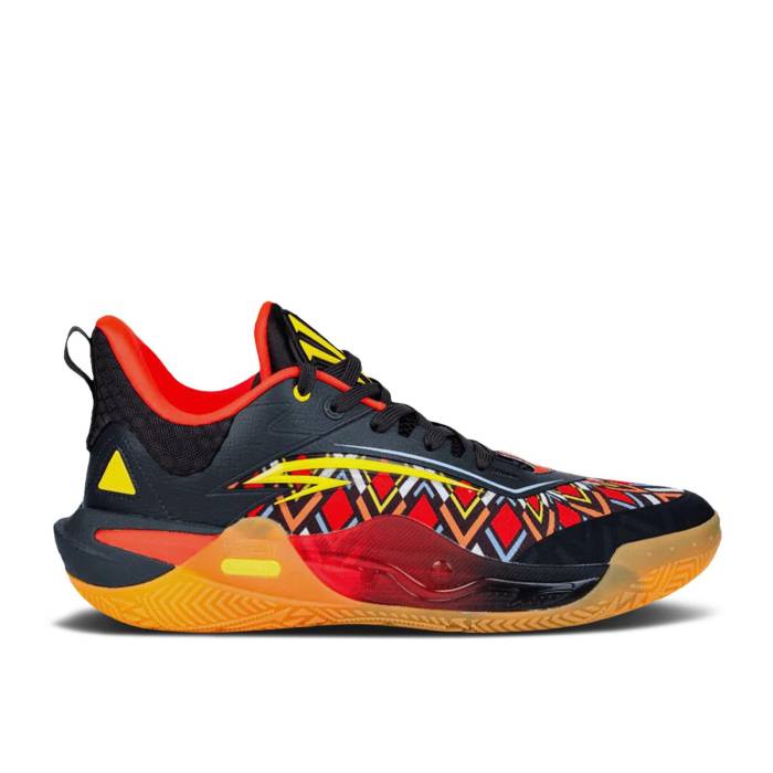 Anta 【 Kai 1 Speed \u0027Tribe\u0027 Asia Release Men Grey/Red/Yellow 】 Speed 機敏さ メンズ 薄墨色 薄墨色 Red 赤・赤いこと yellow 黄味がかった・黄色