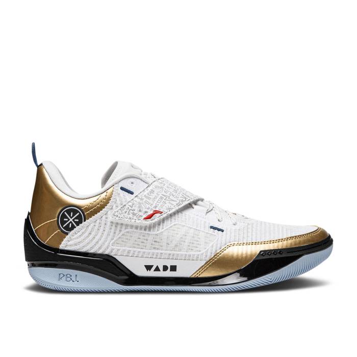 リーニン Li-Ning 【 Way Of Wade 808 4 Ultra \u0027Scoring Leader\u0027 Men White/Gold/Black 】 ウェイド ultra ウルトラ メンズ 白いこと 白いこと ゴールド 黒いこと 黒いこと