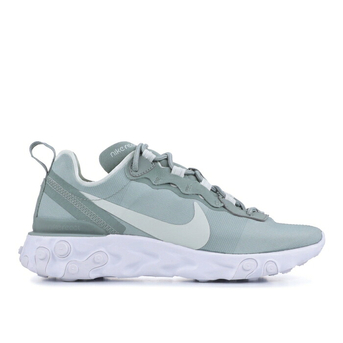 ナイキ Nike 【 Wmns React Element 55 'Mica Green' Women Mica Green/White-Light Silver 】 リアクト エレメント レディース green 緑・グリーン Silver 銀色・シルバー