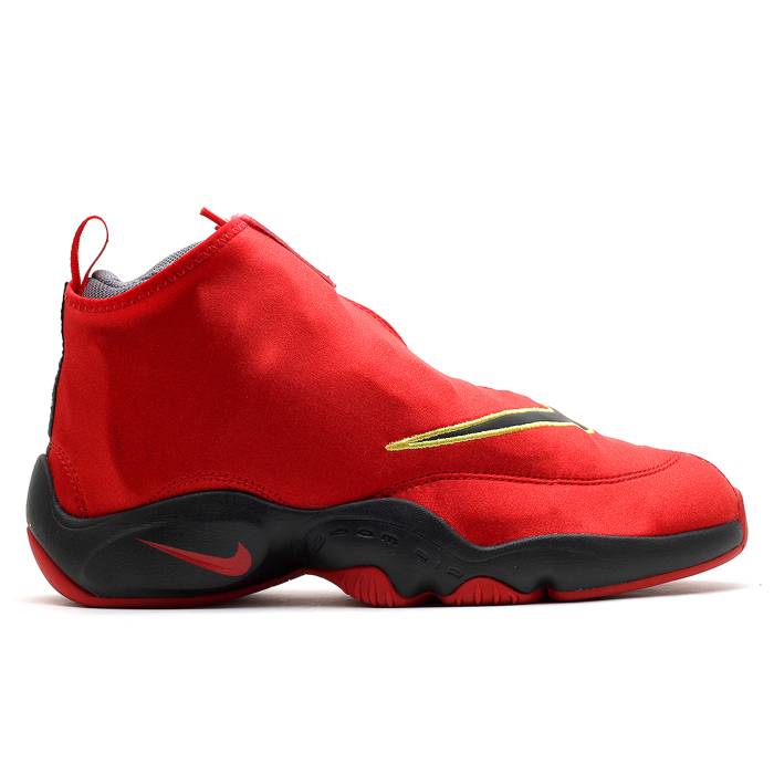 ナイキ Nike 【 Air Zoom Flight The Glove \u0027Miami Heat\u0027 Men University Red/Black-Grey-Trace Yellow 】 望遠レンズ Flight 航空 地球儀 グローヴ グローブ メンズ Red 赤・赤いこと yellow 黄味がかった・黄色