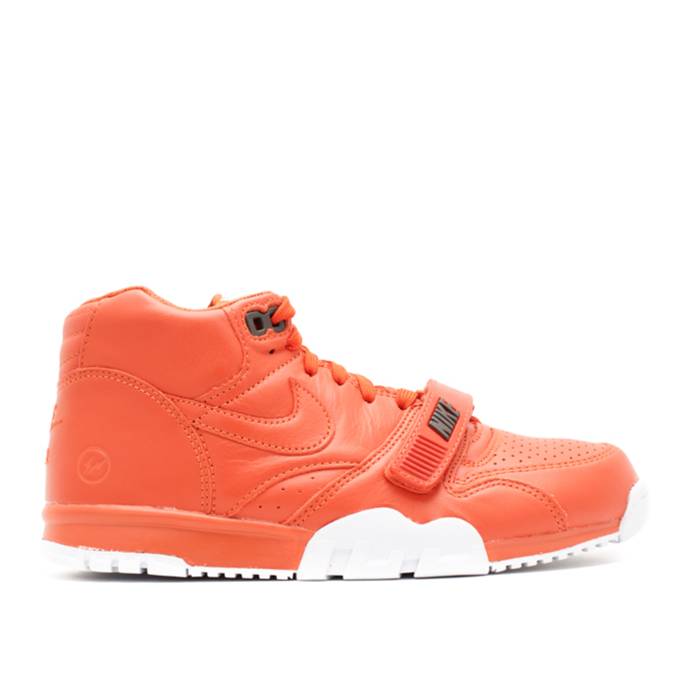 ナイキ Nike 【 Fragment Design X Air Trainer 1 Mid Sp \u0027Rust\u0027 Men Rust/Rust-White 】 調教師 ミッド メンズ