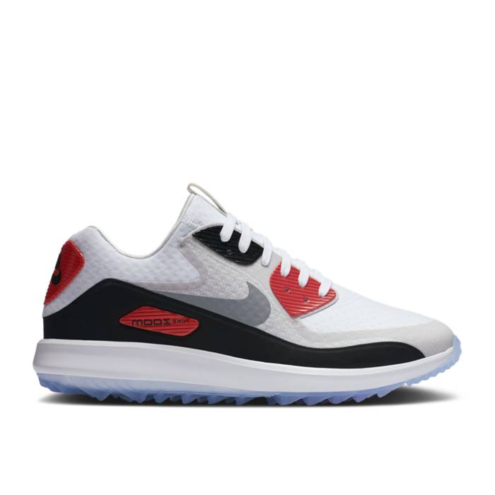 ナイキ Nike 【 Air Zoom 90 It Golf 'Infrared' Men White/Neutral Grey-Black-Cool Grey 】 ズーム golf ゴルフ メンズ 白色 ホワイト 灰色 グレー
