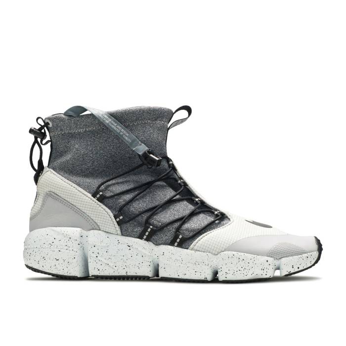 ナイキ Nike 【 Air Footscape Mid Utility Dm \u0027Wolf Grey\u0027 Men Wolf Grey/Cool Grey-Pure Platinum-Black 】 ミッド メンズ 薄墨色 薄墨色 冷やりとした