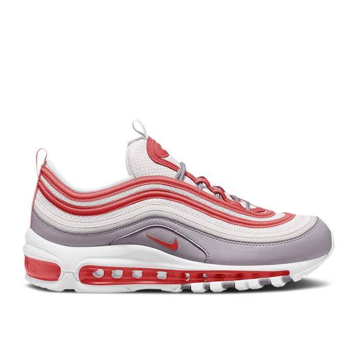 ナイキ Nike 【 Wmns Air Max 97 \u0027Platinum Tint Red\u0027 Women Platinum Tint/Track Red/Silver Lilac 】 マックス レディース Platinum プラチナム 貨物自動車 Red 赤・赤いこと Silver しろがね色・しろがね色