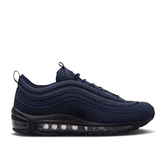ナイキ Nike 【 Air Max 97 ガウス \u0027Obsidian\u0027 Youth Obsidian/Black/Midnight Navy 】 マックス お坊っちゃん キッズ 黒いこと 黒いこと 紺色 米国海軍