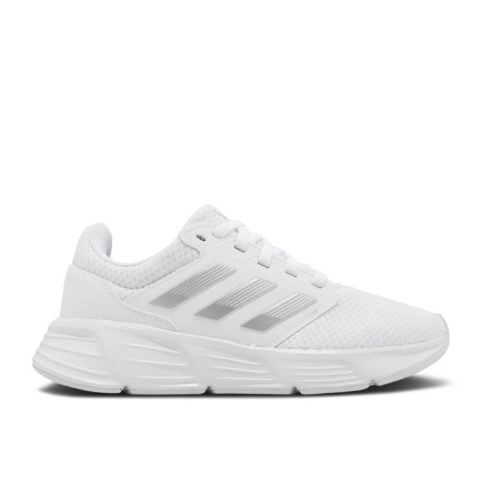 アディダス Adidas 【 Wmns Galaxy 6 \u0027White Silver\u0027 Women Cloud White/Silver Metallic/Dash Grey 】 天の河 レディース 白いこと 白いこと Silver しろがね色・しろがね色 薄墨色 薄墨色