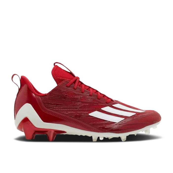 アディダス Adidas 【 Adizero Cleats \u0027Team Power Red\u0027 Men Team Power Red/Footwear White/Team Power Red 】 アディゼロ クリーツ スパイク Power 力強さ メンズ Team 野球クラブ Power 力強さ Red 赤・赤いこと 白いこと 白いこと
