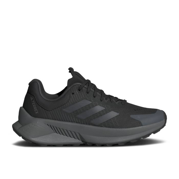 アディダス Adidas 【 Wmns Terrex Soulstride Flow Gore-Tex \u0027Black Grey\u0027 Women Core Black/Grey Six/Semi Impact Orange 】 流動受け答え ゴアテックス レディース 中核グループ 黒いこと 黒いこと 薄墨色 薄墨色 差しひびき orange 橙・オ レディース靴-その他