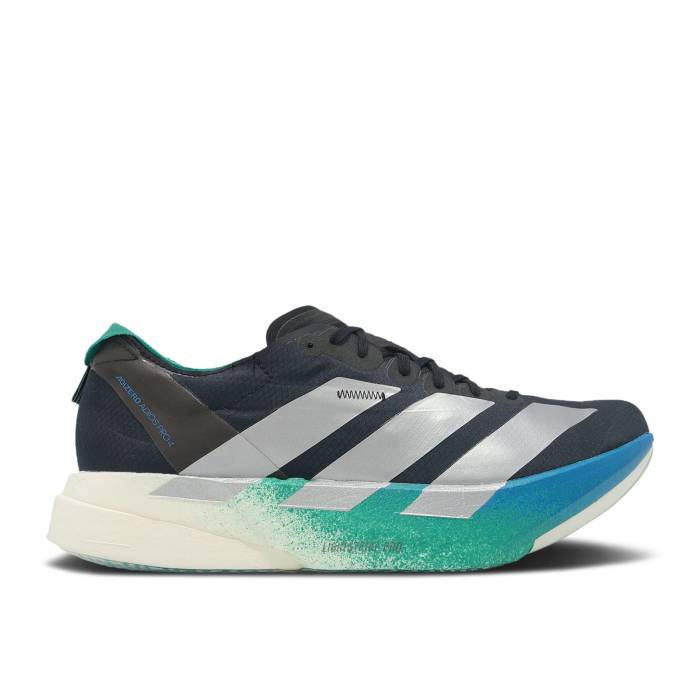アディダス Adidas 【 Adizero Adios Pro 4 \u0027Black Silver Glory Green\u0027 Men Core Black/Matte Silver/Glory Green 】 アディゼロ アディオス 労働者階級 Silver しろがね色・しろがね色 メンズ 中核グループ 黒いこと 黒いこと Silver しろがね色・しろがね色 gre