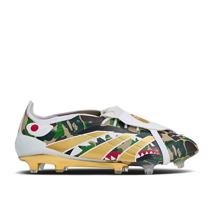 アディダス Adidas 【 Bape X Predator Elite Fg \u0027Brown\u0027 Men Brown 】 プレデター エリート メンズ 赤銅色 赤銅色