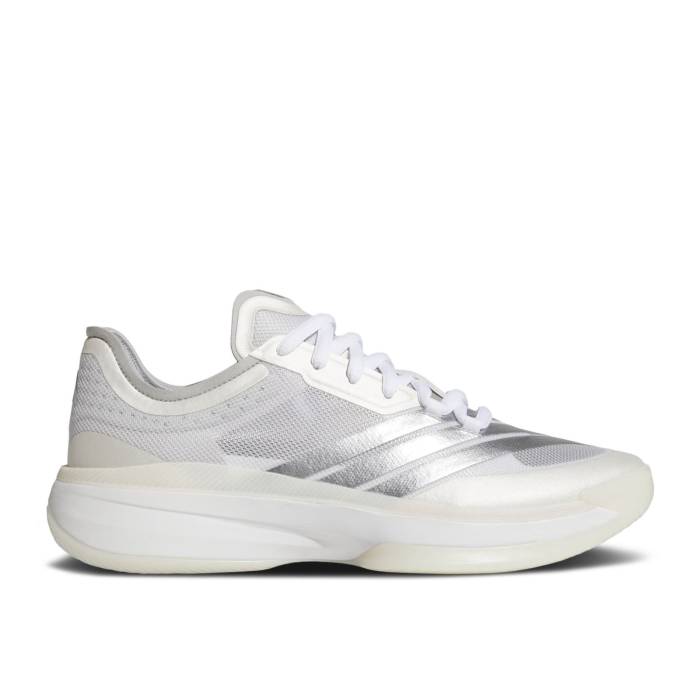 アディダス Adidas 【 Adizero Select 3.0 \u0027White Silver Metallic\u0027 Men Cloud White/Silver Metallic/Grey Two 】 アディゼロ Select より分ける Silver しろがね色・しろがね色 メンズ 白いこと 白いこと Silver しろがね色・しろがね色 薄墨色 薄墨色
