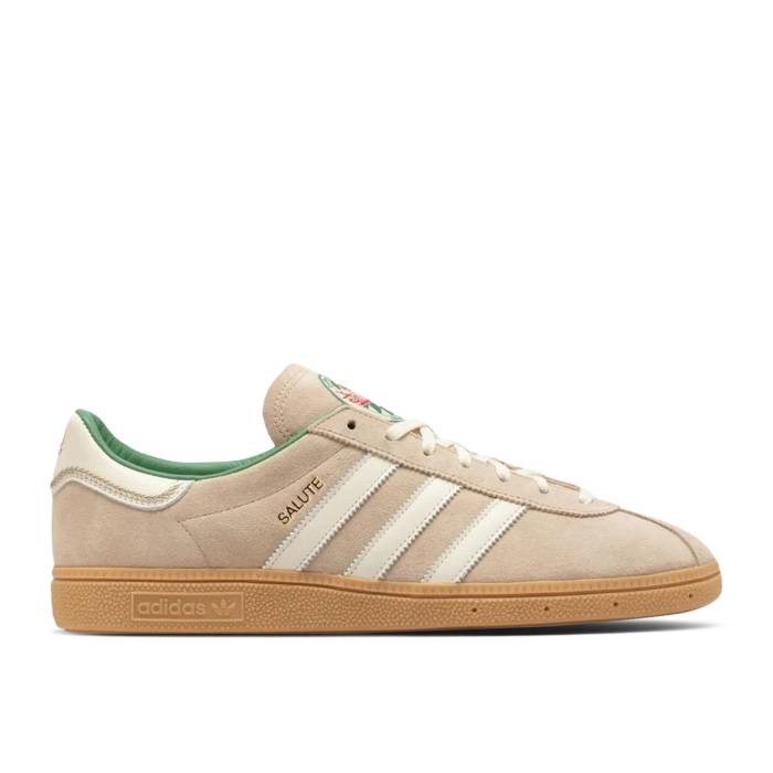 アディダス Adidas 【 Bstn X Munchen \u0027Oktoberfest - Stone Khaki\u0027 Men Stone Khaki/Cream White/Gum 】 メンズ カーキ 皮膚軟化剤 白いこと 白いこと