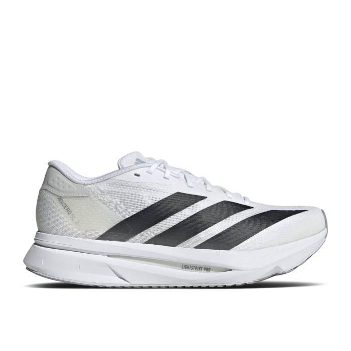 アディダス Adidas 【 Wmns Adizero Sl2 'Cloud White Core Black' Women Cloud White/Core Black/Dash Grey 】 アディゼロ 白色 ホワイト コア レディース 白色 ホワイト コア 黒色 ブラック 灰色 グレー