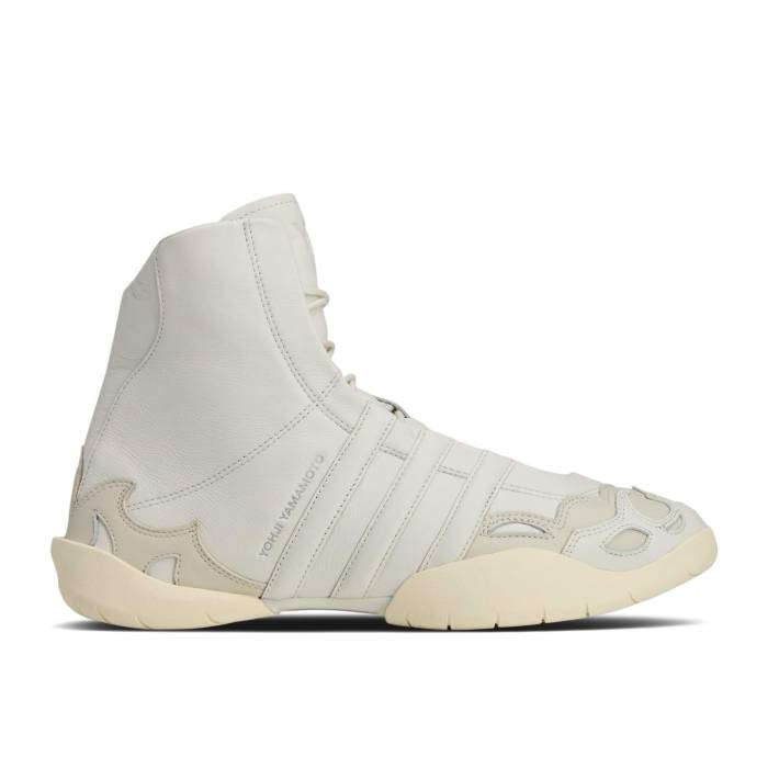 アディダス Adidas 【 Y-3 Regu 2002 High \u0027Beige Cream White\u0027 Men Beige/Alumina/Cream White 】 ご機嫌 皮膚軟化剤 メンズ ベージュ 皮膚軟化剤 白いこと 白いこと