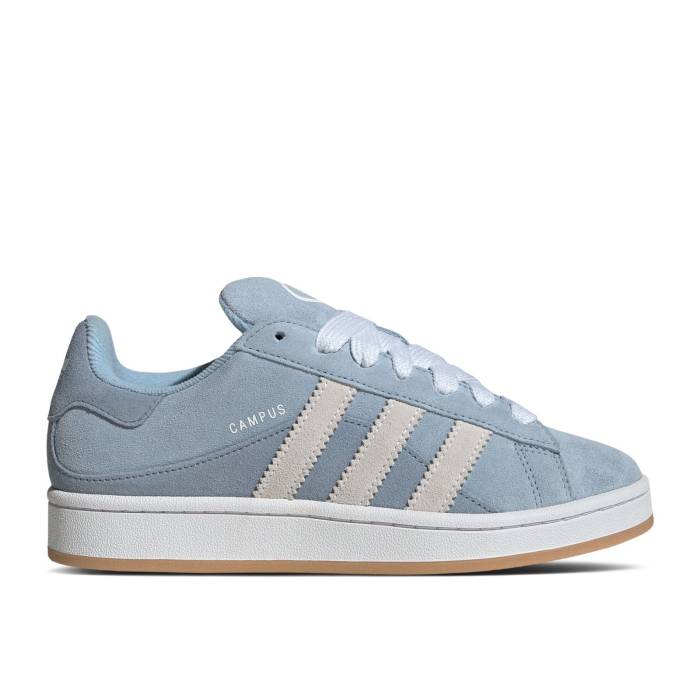 アディダス Adidas 【 Wmns Campus 00S \u0027Clear Sky Cloud White\u0027 Women Clear Sky/Cloud White/Tactile Blue 】 校庭 天の原 レディース 天の原 白いこと 白いこと 青味 青み