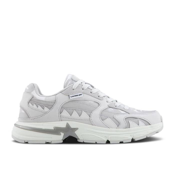 ベイプ Bape 【 Shark Sta #1 M2 \u0027White\u0027 Men White 】 シャーク メンズ 白いこと 白いこと