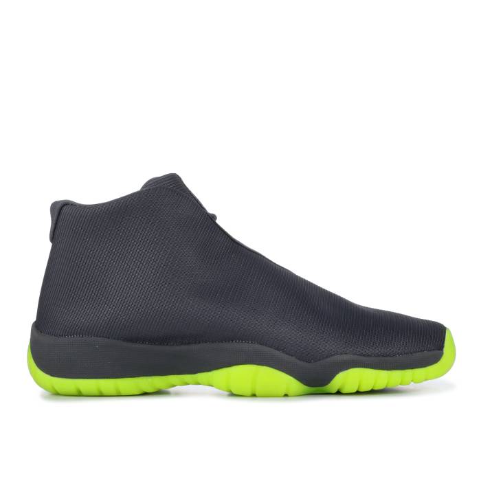 ナイキ エアジョーダン Air Jordan 【 Jordan Future Bg Youth Dark Grey/Dark Grey-Volt 】 お坊っちゃん キッズ 薄墨色 薄墨色