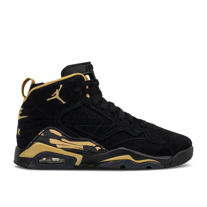 ナイキ エアジョーダン Air Jordan 【 Jordan Mvp ガウス \u0027Black Metallic Gold\u0027 Youth Black/Metallic Gold/Anthracite 】 お坊っちゃん キッズ 黒いこと 黒いこと ゴールド